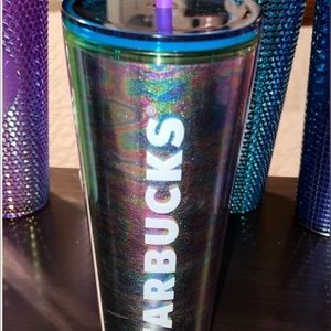 🩵💜NWT STARBUCKS SUMMER 2023 SHIMMER PRISM RAINBOW GLITTER TUMBLER💜🩵